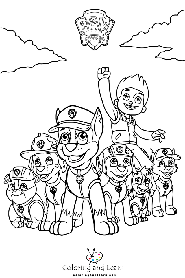 Paw patrol coloring pages rpawpatrol