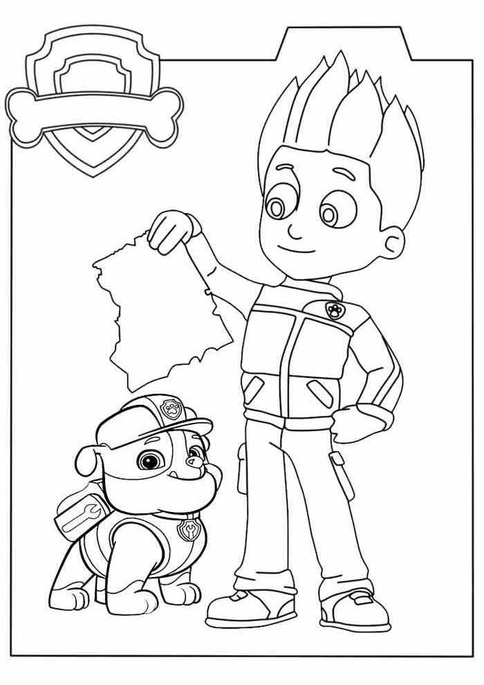 Paw patrol coloring pages free personalizable coloring pages