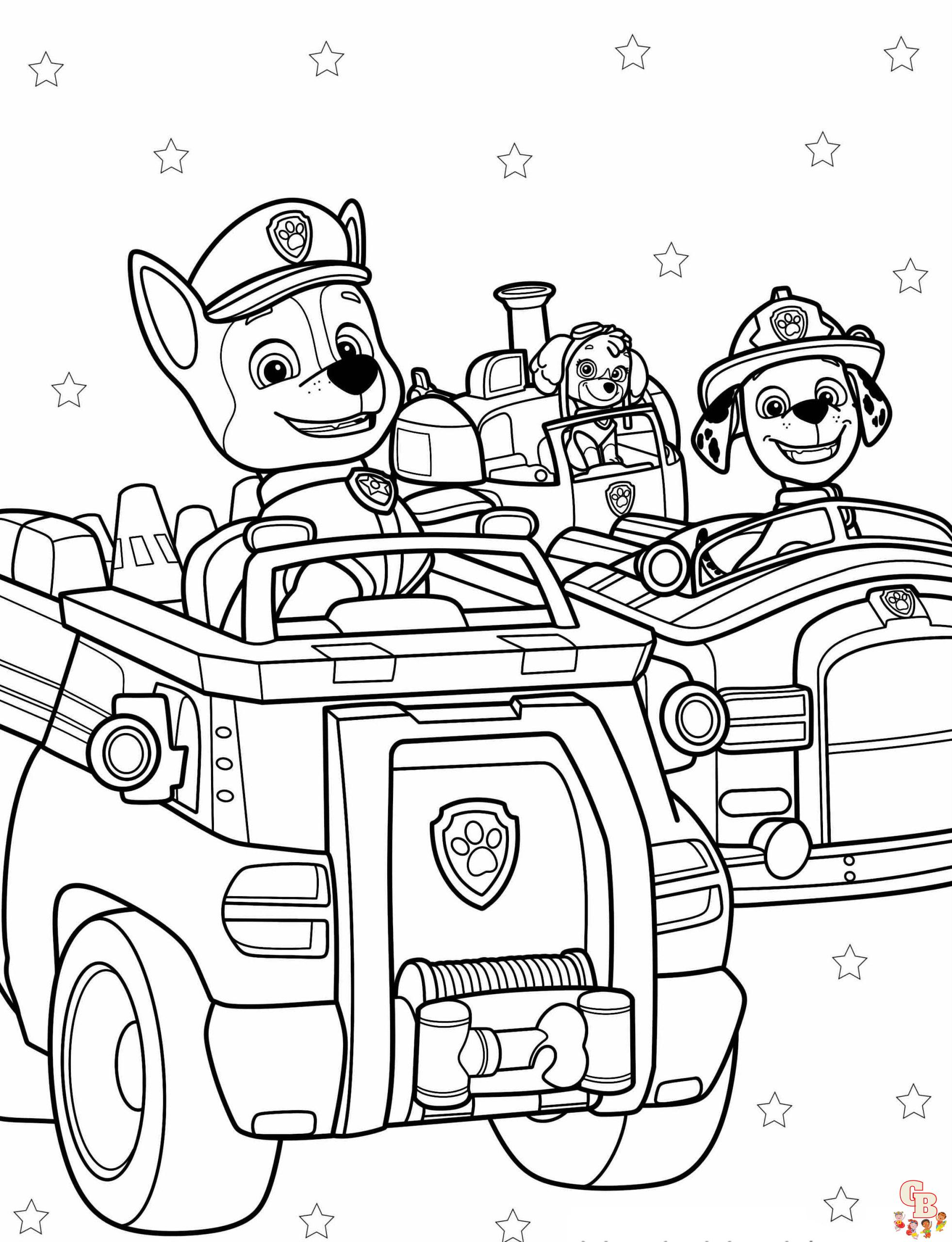 Descubra o melhor gratuito paw patrol pãginas para colorir para imprimir