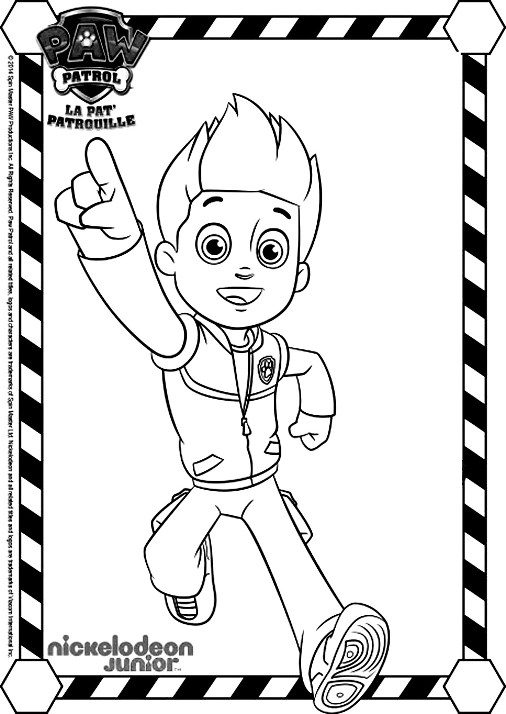 Free patrol coloring pages to color