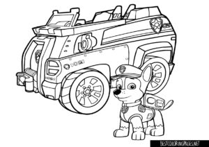 Paw patrol coloring pages