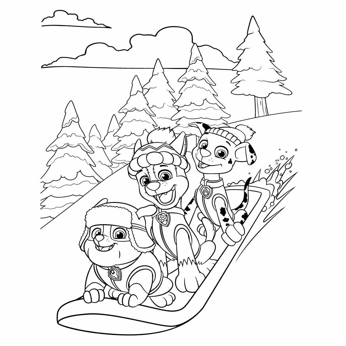 Paw patrol colouring book kids creative activity toys for ag years