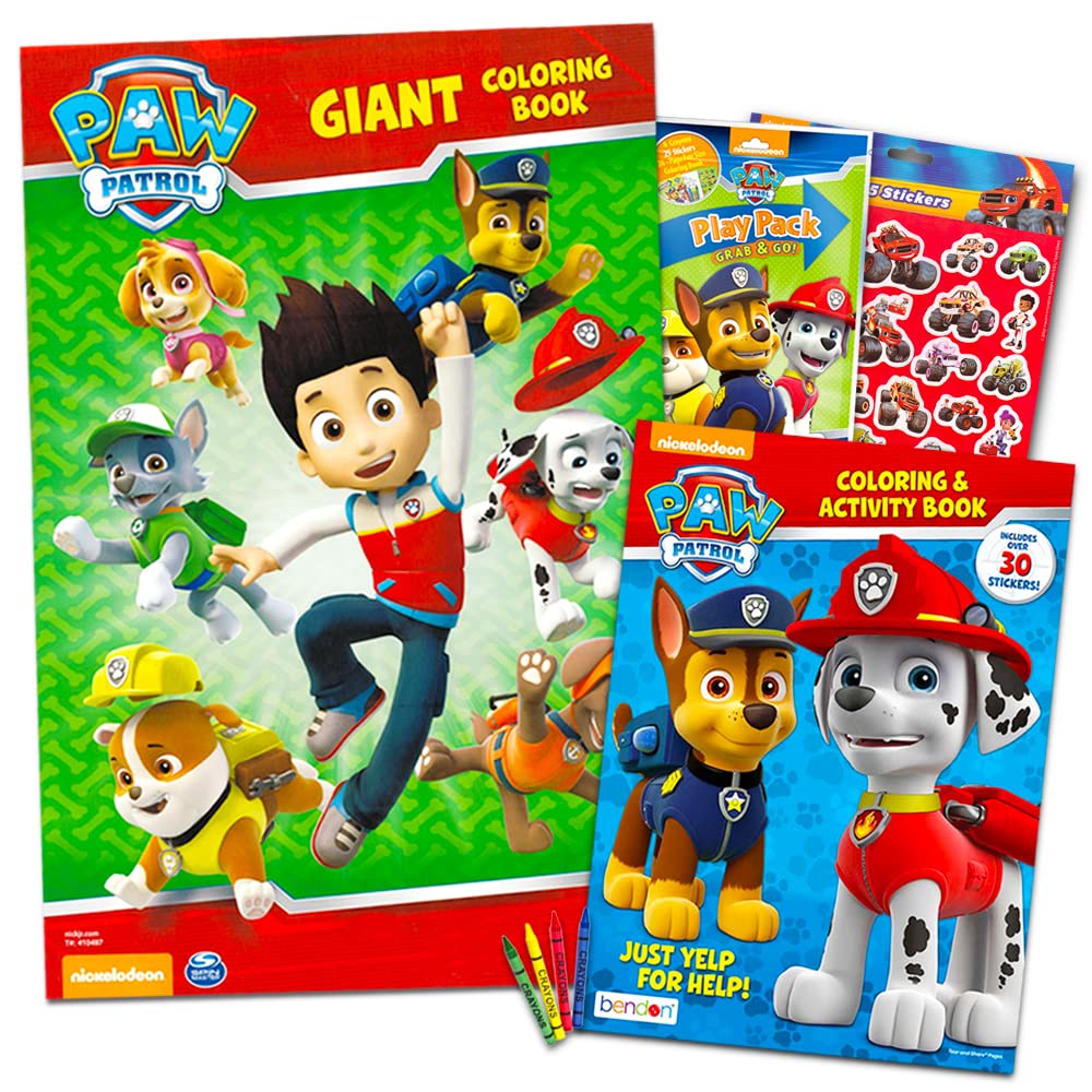 Paw patrol coloring and activity super set