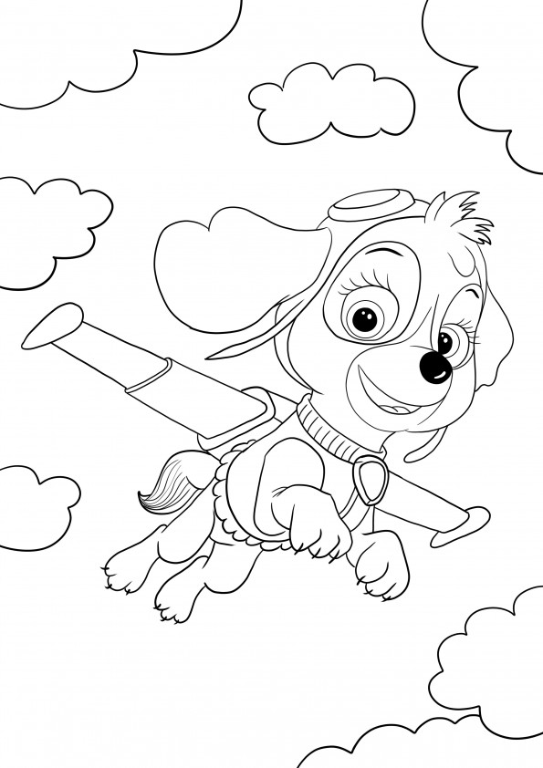 Paw patrol coloring pages