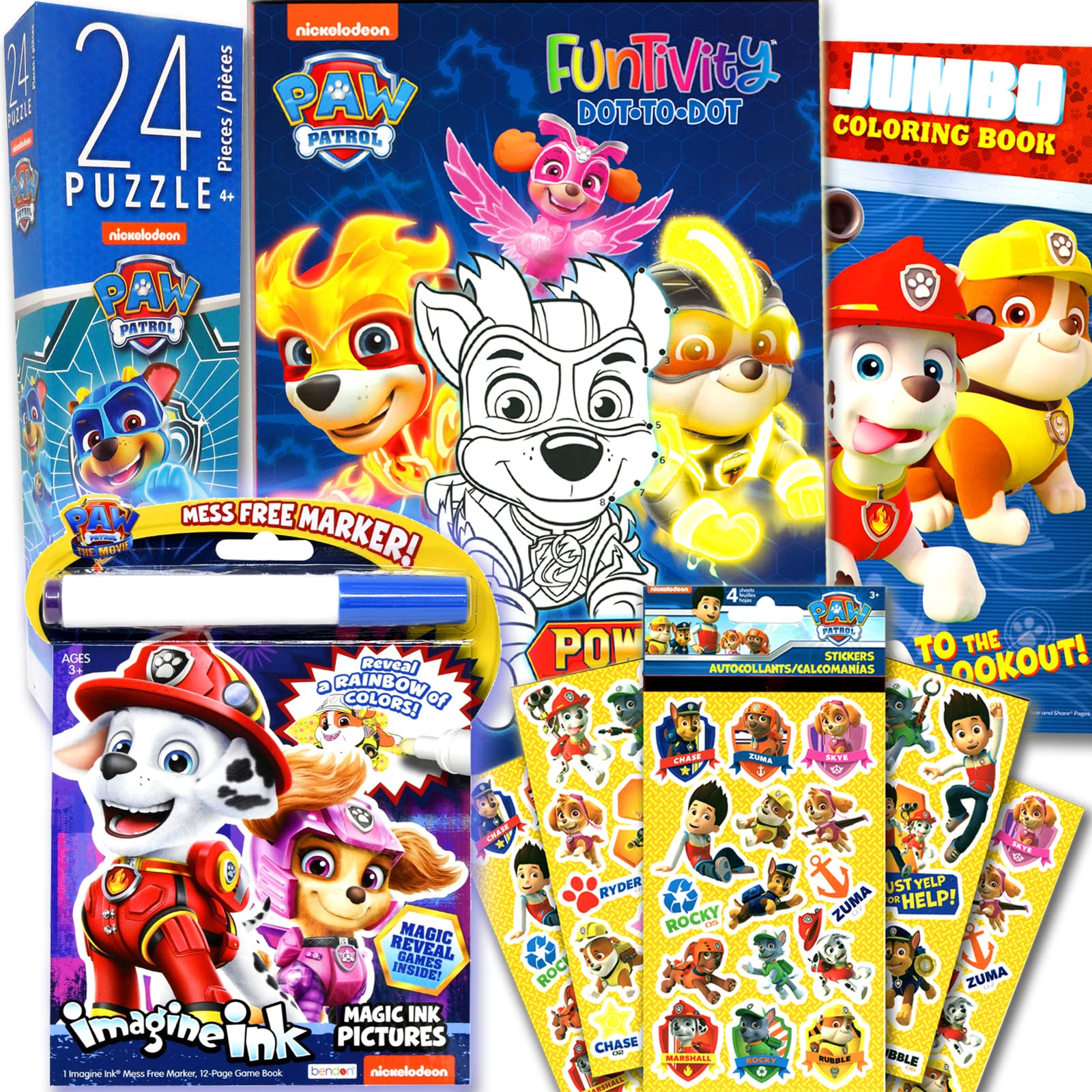 Buy paw patrol coloring book and activity play set with puzzle and more online at kuwait