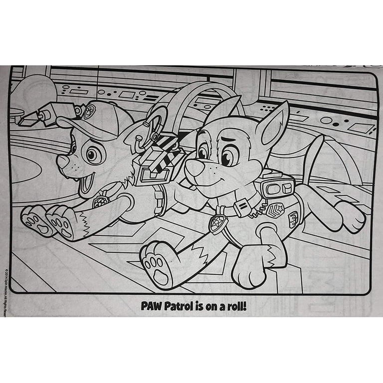 Bendon jumbo coloring activity bk paw patrol