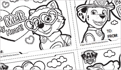Free printable coloring sheets â paw patrol friends official site
