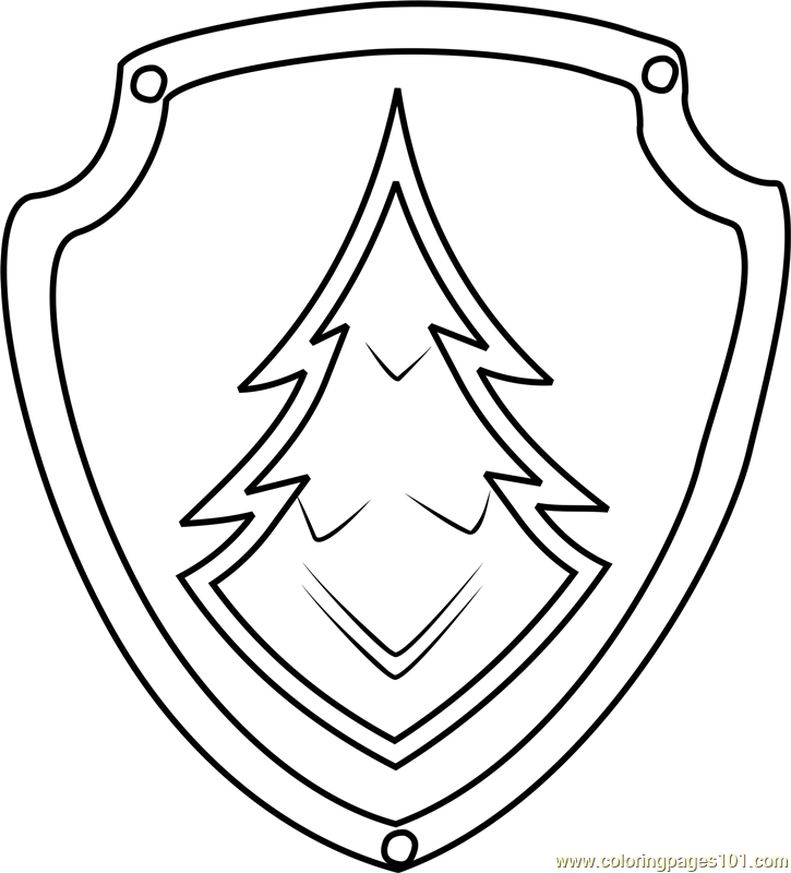 Everest badge printable coloring page for kids and adults paw patrol coloring pages paw patrol printables paw patrol coloring