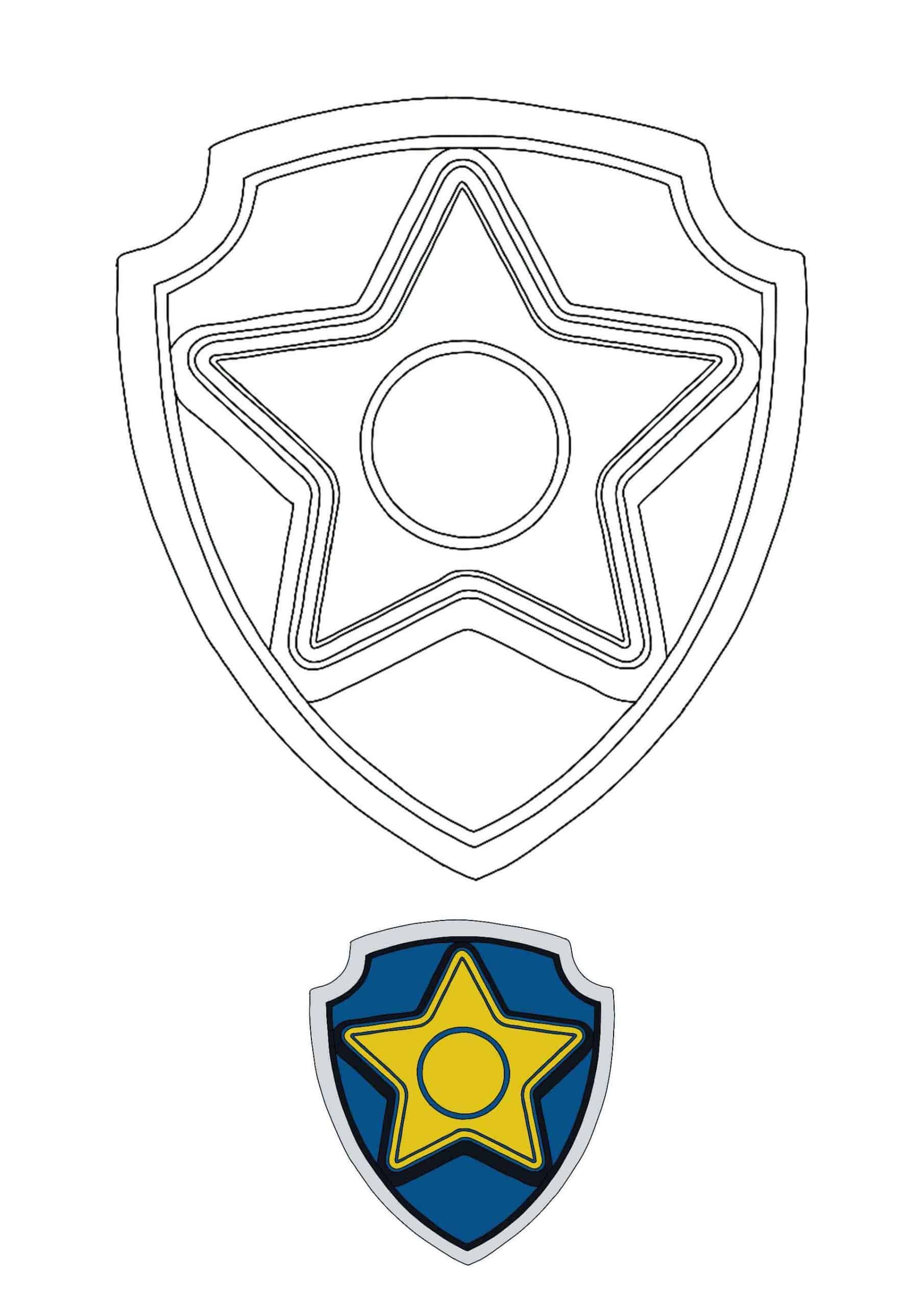 Paw patrol badges coloring pages paw patrol coloring pages paw patrol badge paw patrol coloring