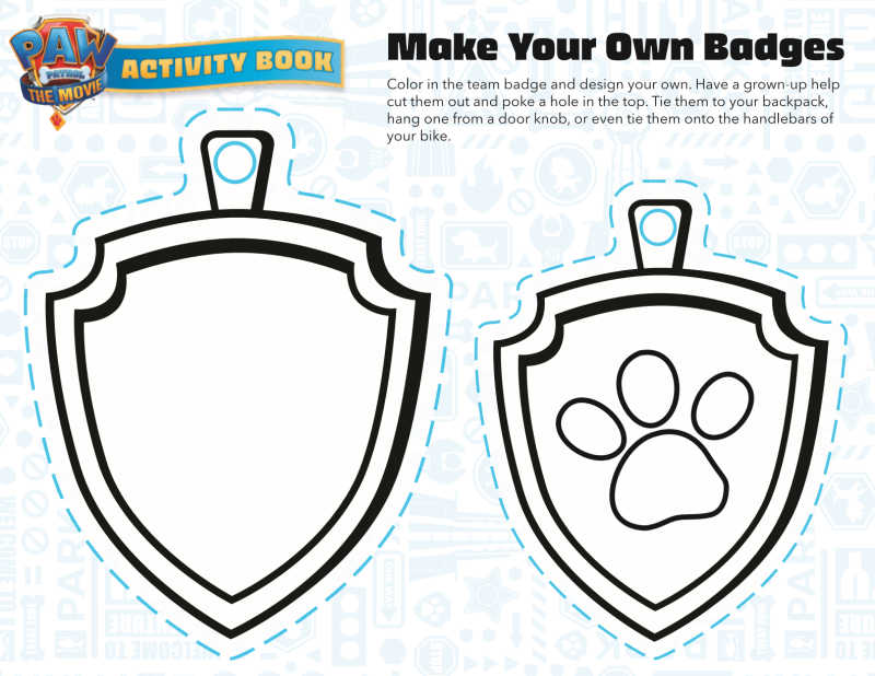 Free paw patrol printables for your kids