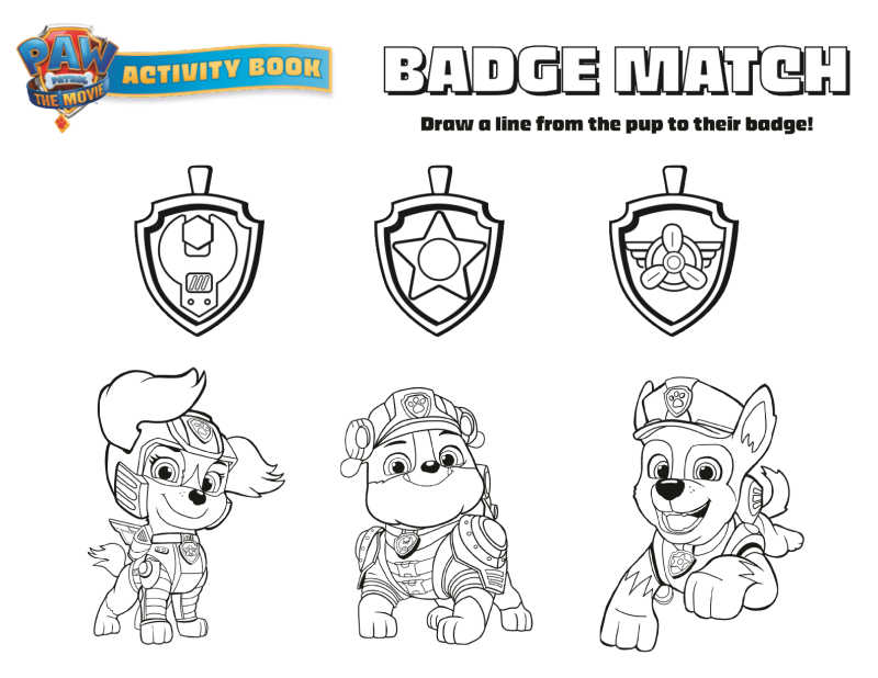 Free paw patrol printables for your kids