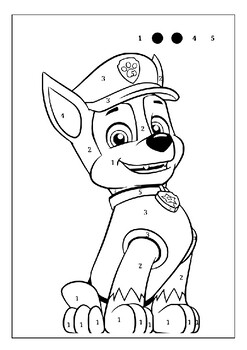 Get creative with our large collection of printable paw patrol coloring pages