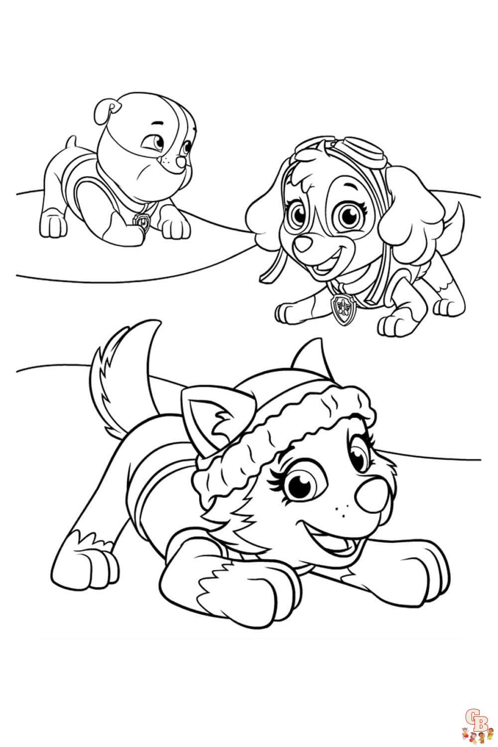 Discover the best free paw patrol coloring pages printable