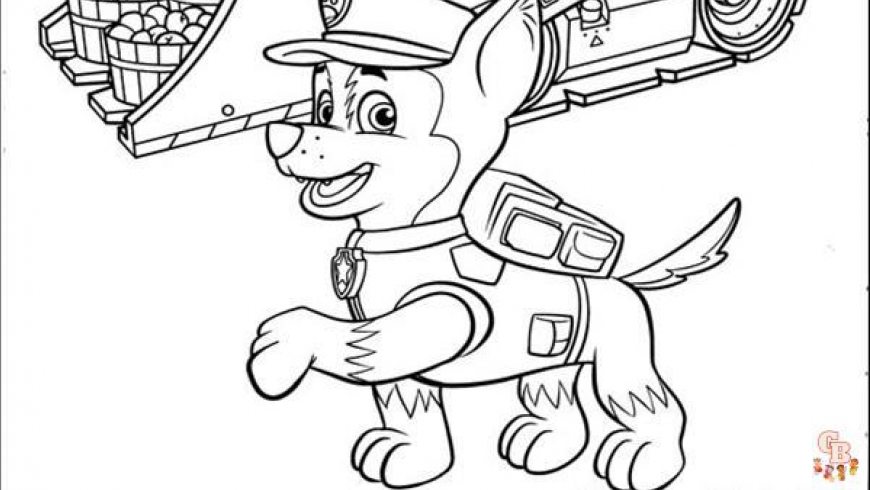 Unlock the world of coloring with paw patrol pages