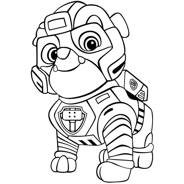 Rubble mighty pups svg paw patrol svg paw patrol clipart