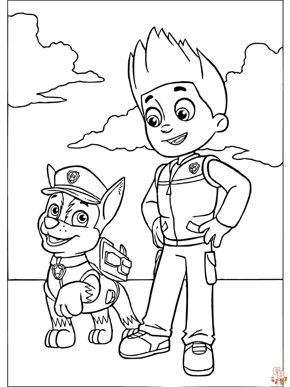 Discover the best free paw patrol coloring pages printable