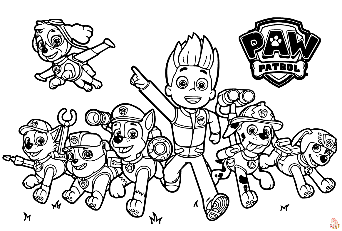 Discover the best free paw patrol coloring pages printable