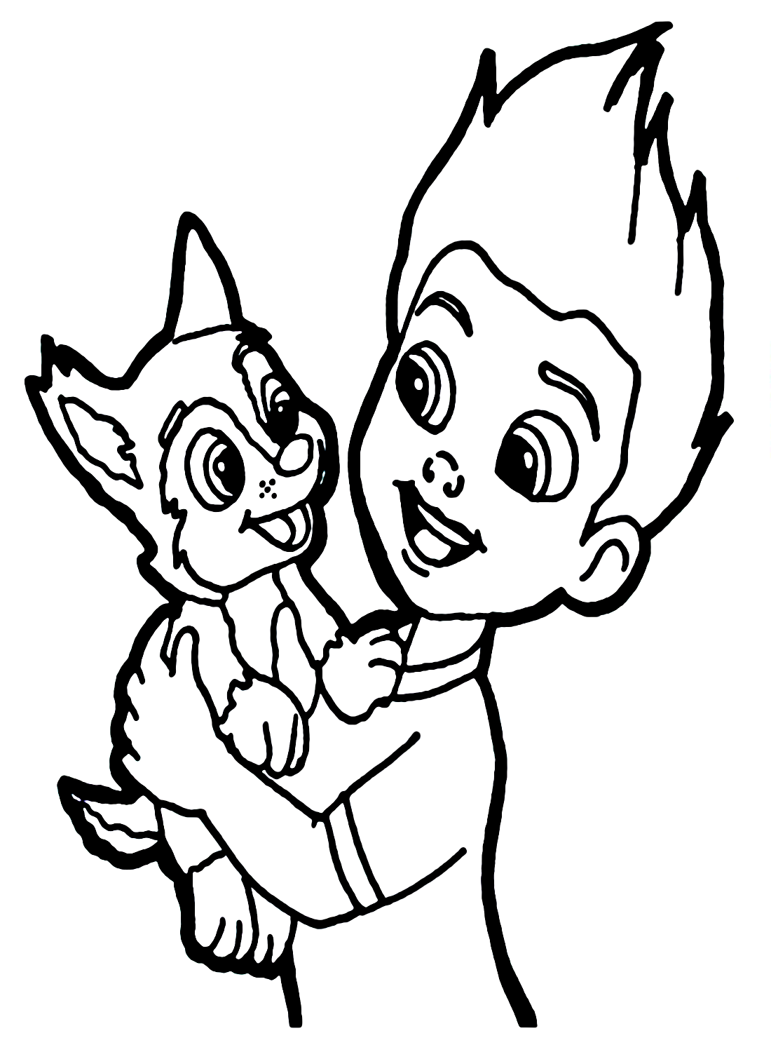 Ryder paw patrol coloring pages printable for free download