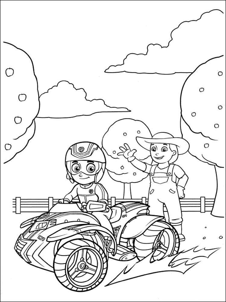 Online coloring pages ryder coloring zeke ryder paw patrol