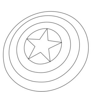 Captain america shield coloring pages printable for free download