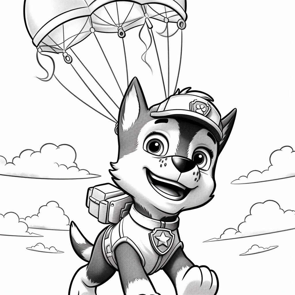 Free printable paw patrol coloring pages