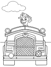 Paw patrol coloring pages