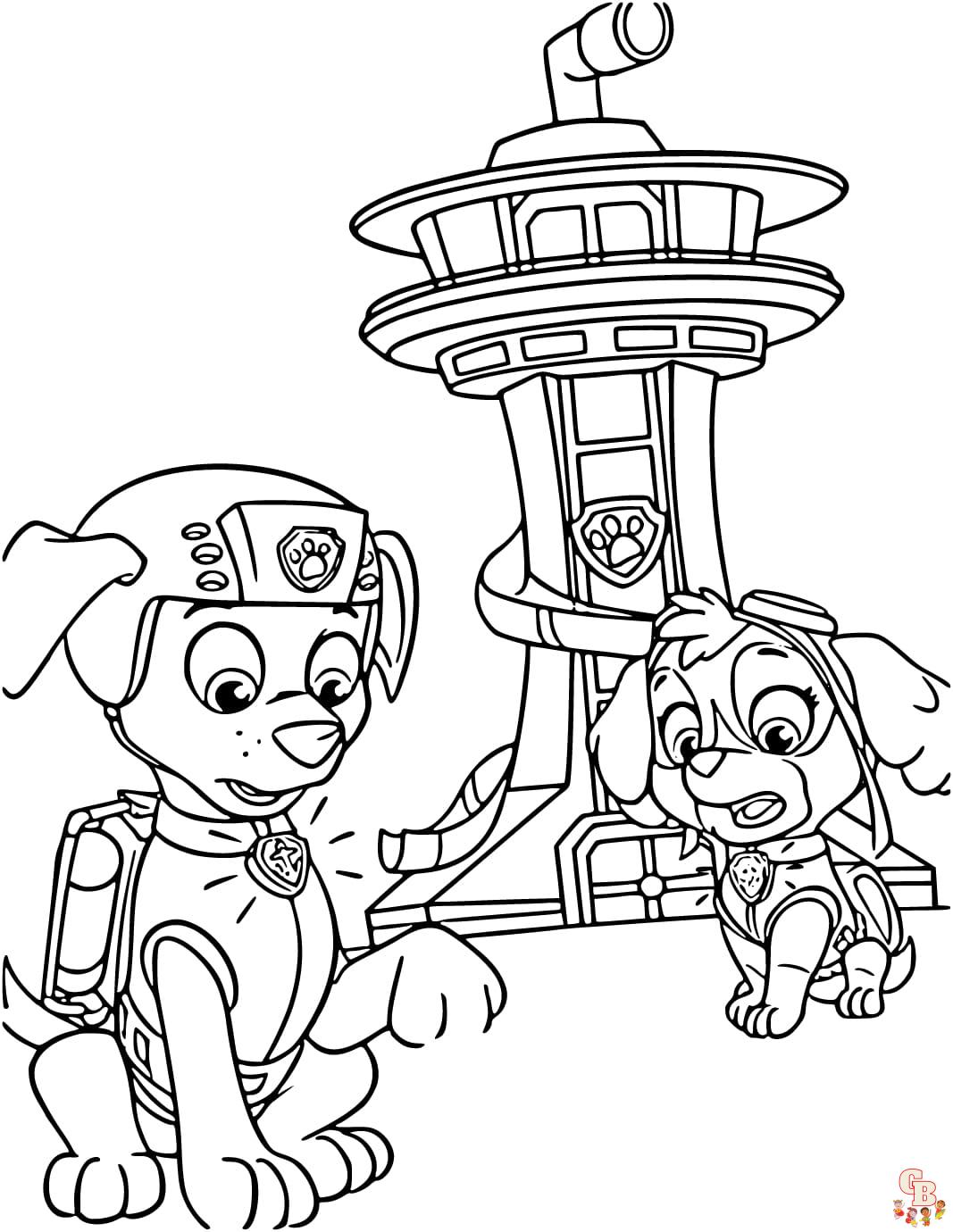 Discover the best free paw patrol coloring pages printable