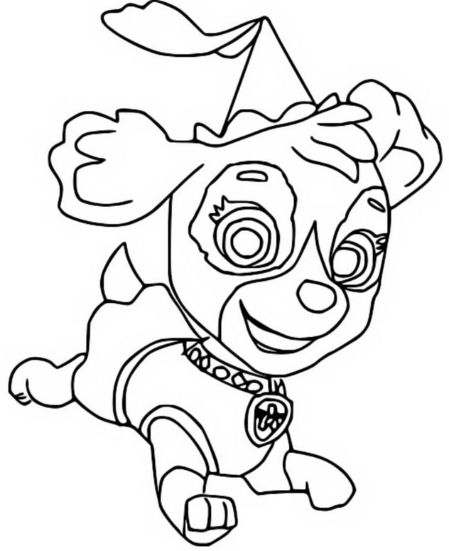 Coloring pages paw patrol