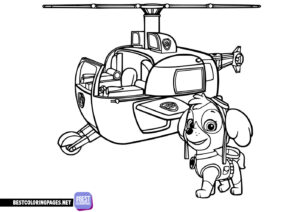 Paw patrol coloring pages