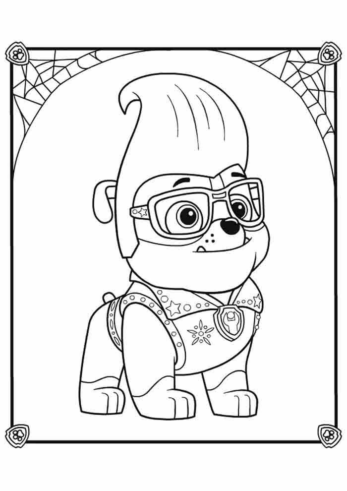 Paw patrol coloring pages free personalizable coloring pages