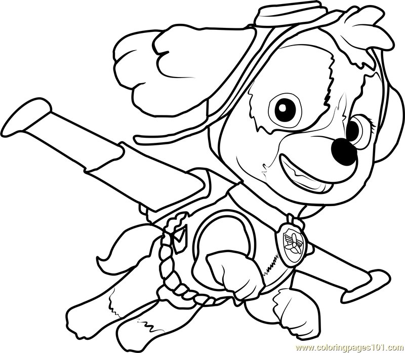 Skye coloring page paw patrol coloring pages paw patrol coloring coloring pages