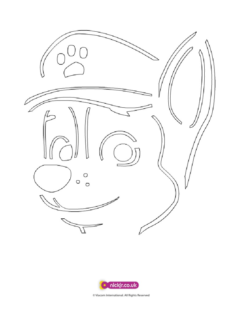 Paw patrol pumpkin stencil chase pdf pdf