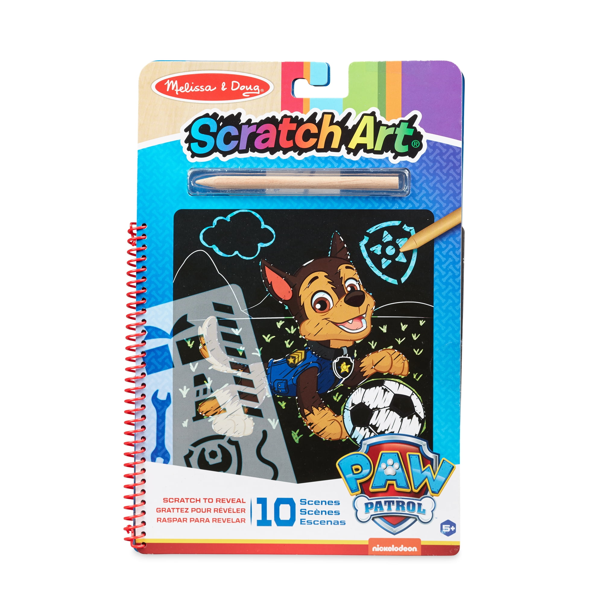 Melissa doug paw patrol scratch art pad