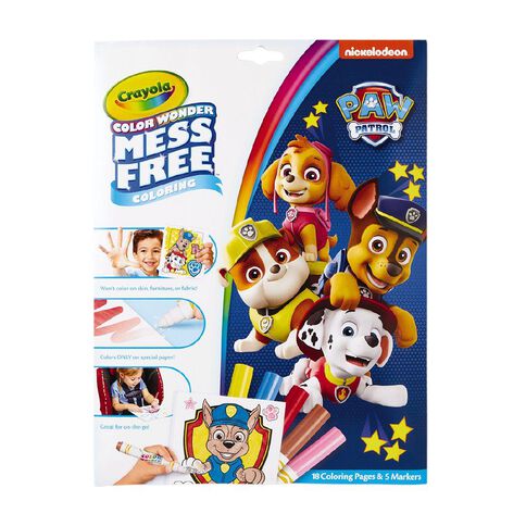 Paw patrol kookie lor wonder book pages warehouse stationery