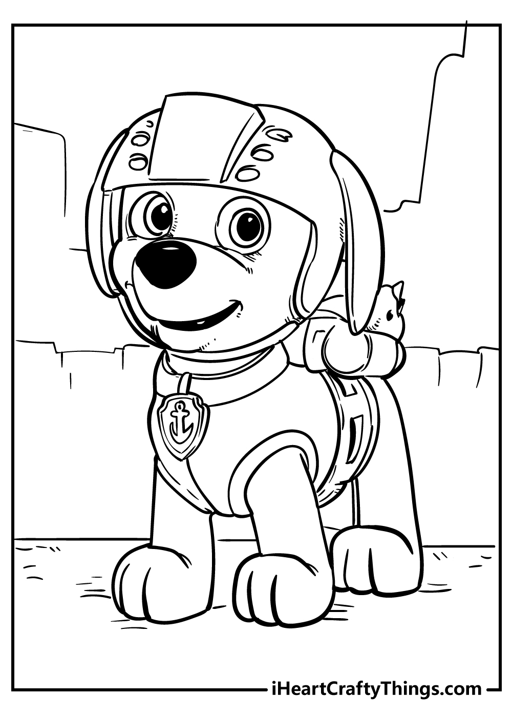 Paw patrol coloring pages free printables