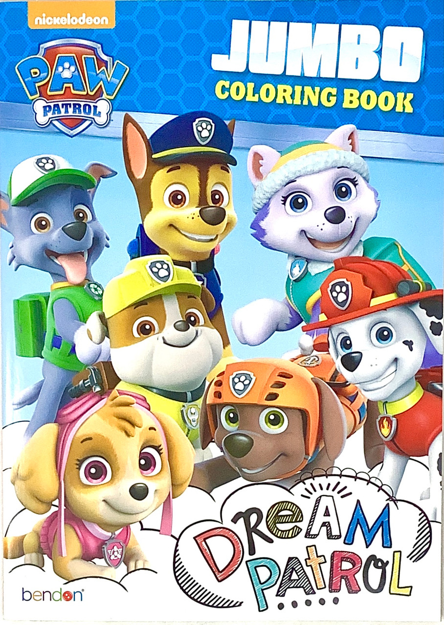 Paw patrol coloring book dream