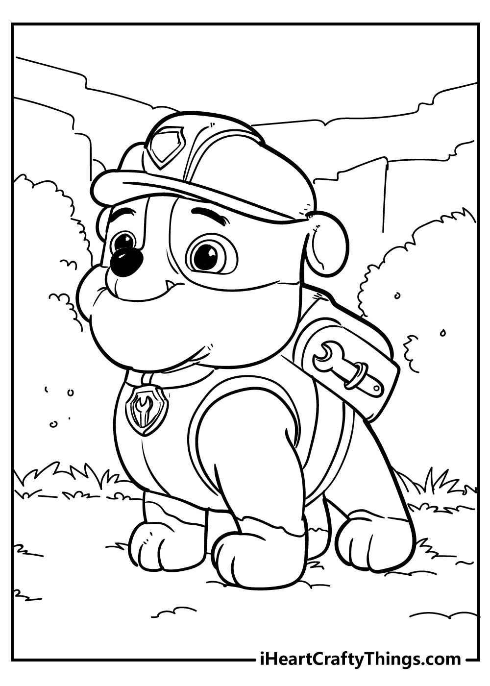 Paw patrol coloring pages free printables