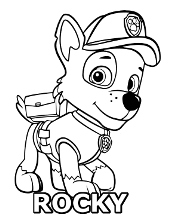 Paw patrol coloring pages for free