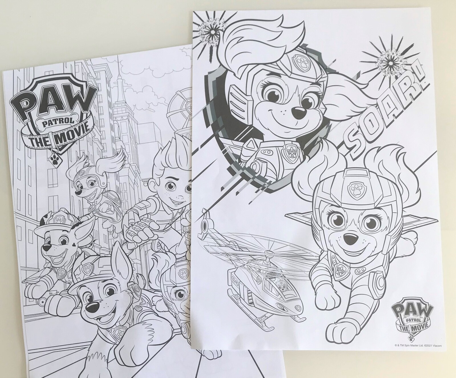 Paw patrol small colouring set