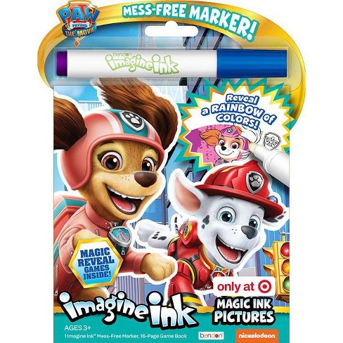 Paw patrol imagine ink coloring book