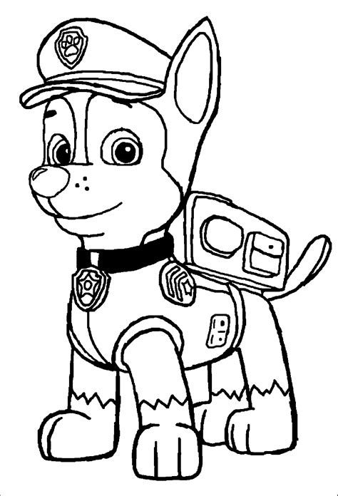 Paw patrol coloring pages