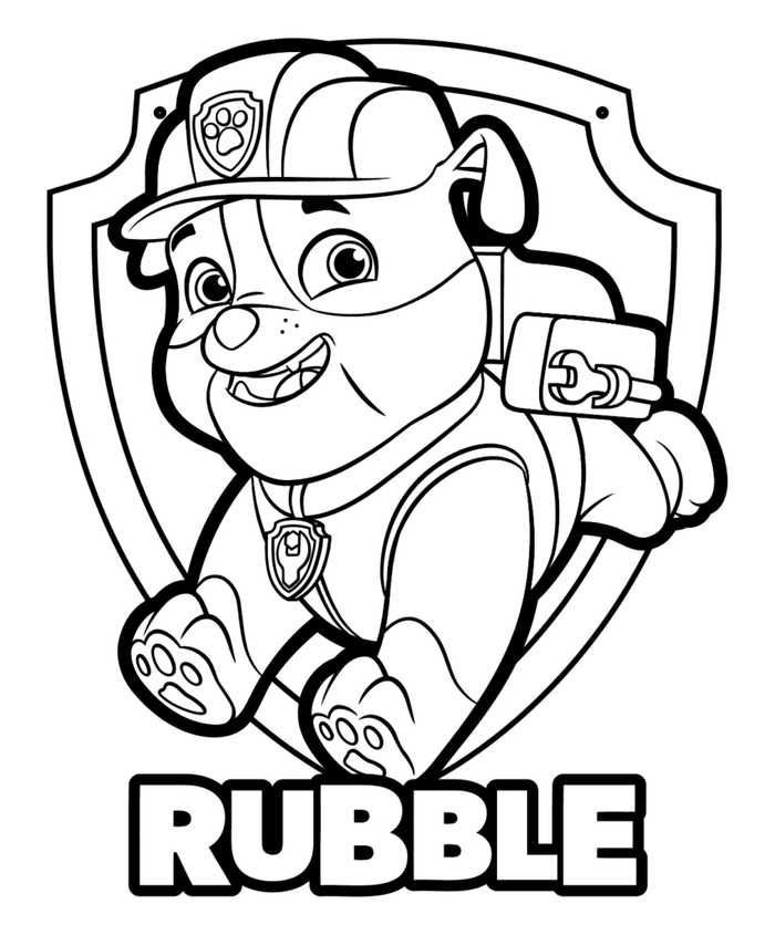 Latest photos paw patrol coloring pages concepts the beautiful issue with regards to coloring iâ paw patrol coloring pages paw patrol coloring rubble paw patrol