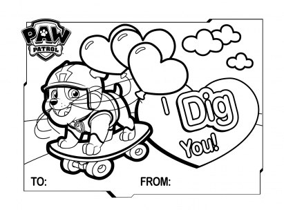 Paw patrol coloring pages free pdf printables