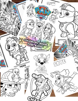 Paw patrol coloring bookthe perfect paw patrol coloring printable book