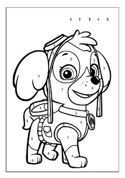 Get creative with our large collection of printable paw patrol coloring pages