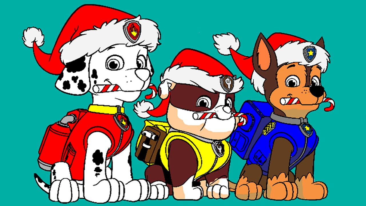 Paw patrol coloring pages for kids