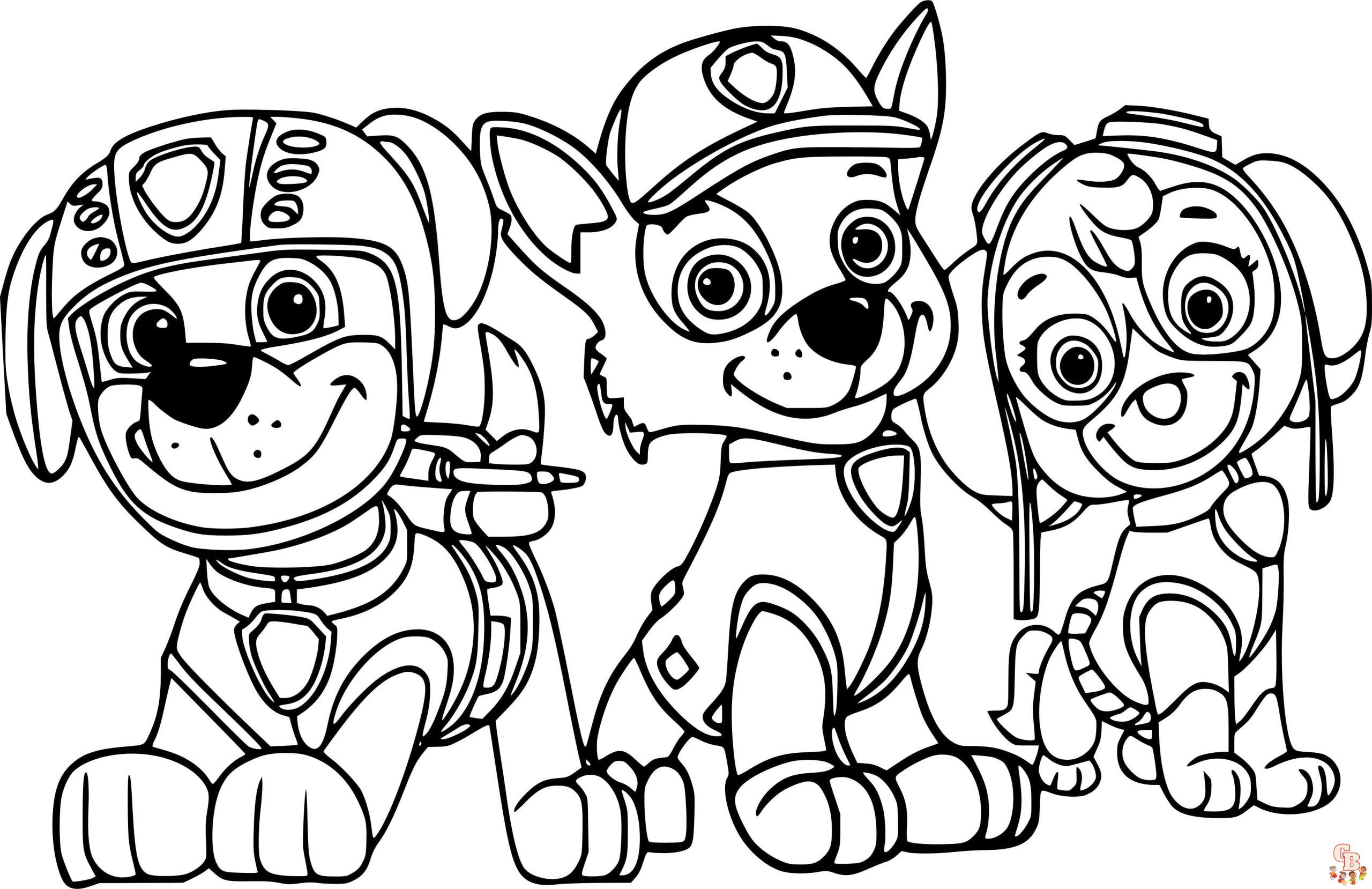 Discover the best free paw patrol coloring pages printable