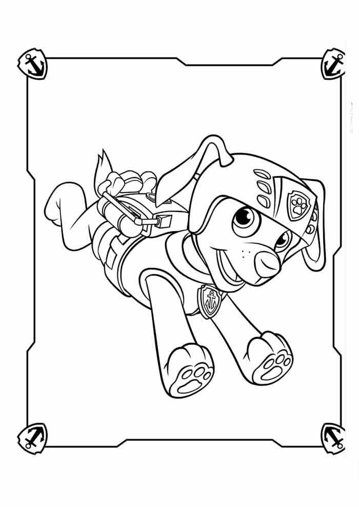 Paw patrol coloring pages free personalizable coloring pages