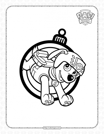 Paw patrol coloring pages free pdf printables