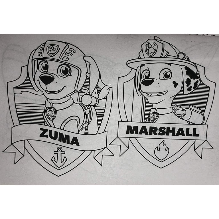 Bendon jumbo coloring activity bk paw patrol